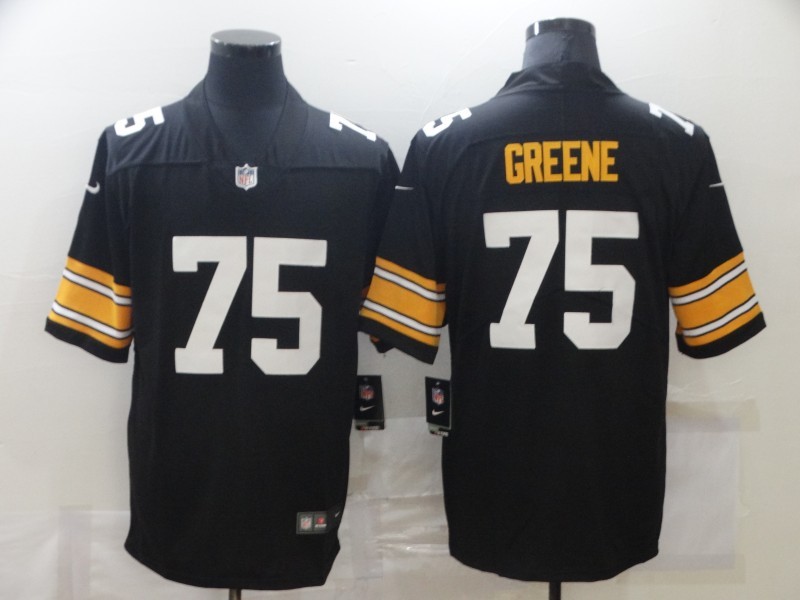 Men's Pittsburgh Steelers Joe Greene #75 Black Jersey